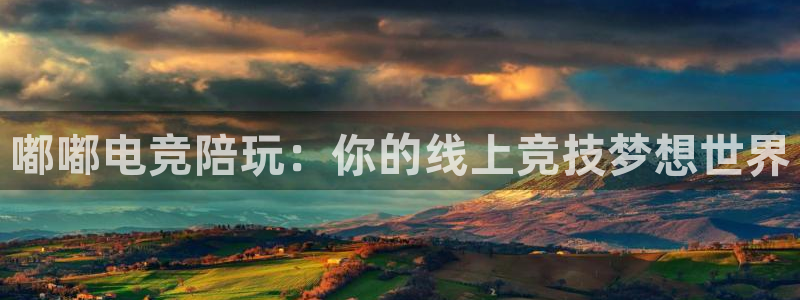 易游电竞：嘟嘟电竞陪玩：你的线上竞技梦想世界