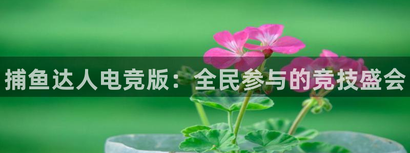 易游电竞官网：捕鱼达人电竞版：全民参与的竞技盛会