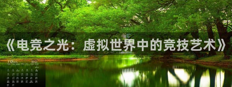 易游电竞：《电竞之光：虚拟世界中的竞技艺术》